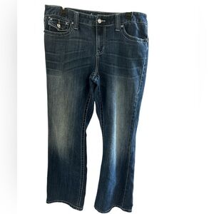 INC International concepts Regular Fit Boot Leg Vintage Wash Jeans. Size - 14